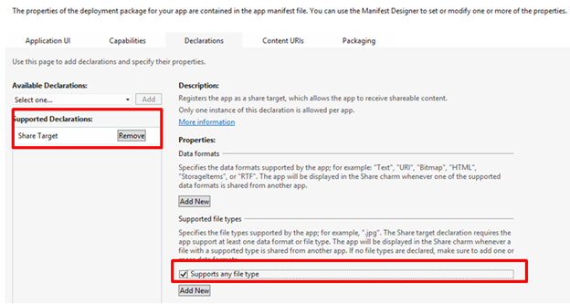 Share Text in between Windows 8 Metro Application using Share Contract